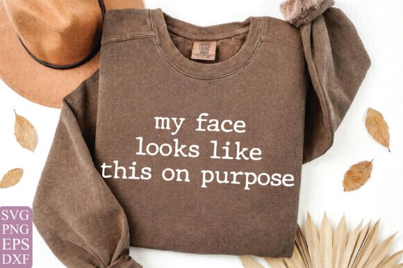 My Face Looks Sarcastic SVG – A Designer’s Real Talk on Using This Funny Graphic